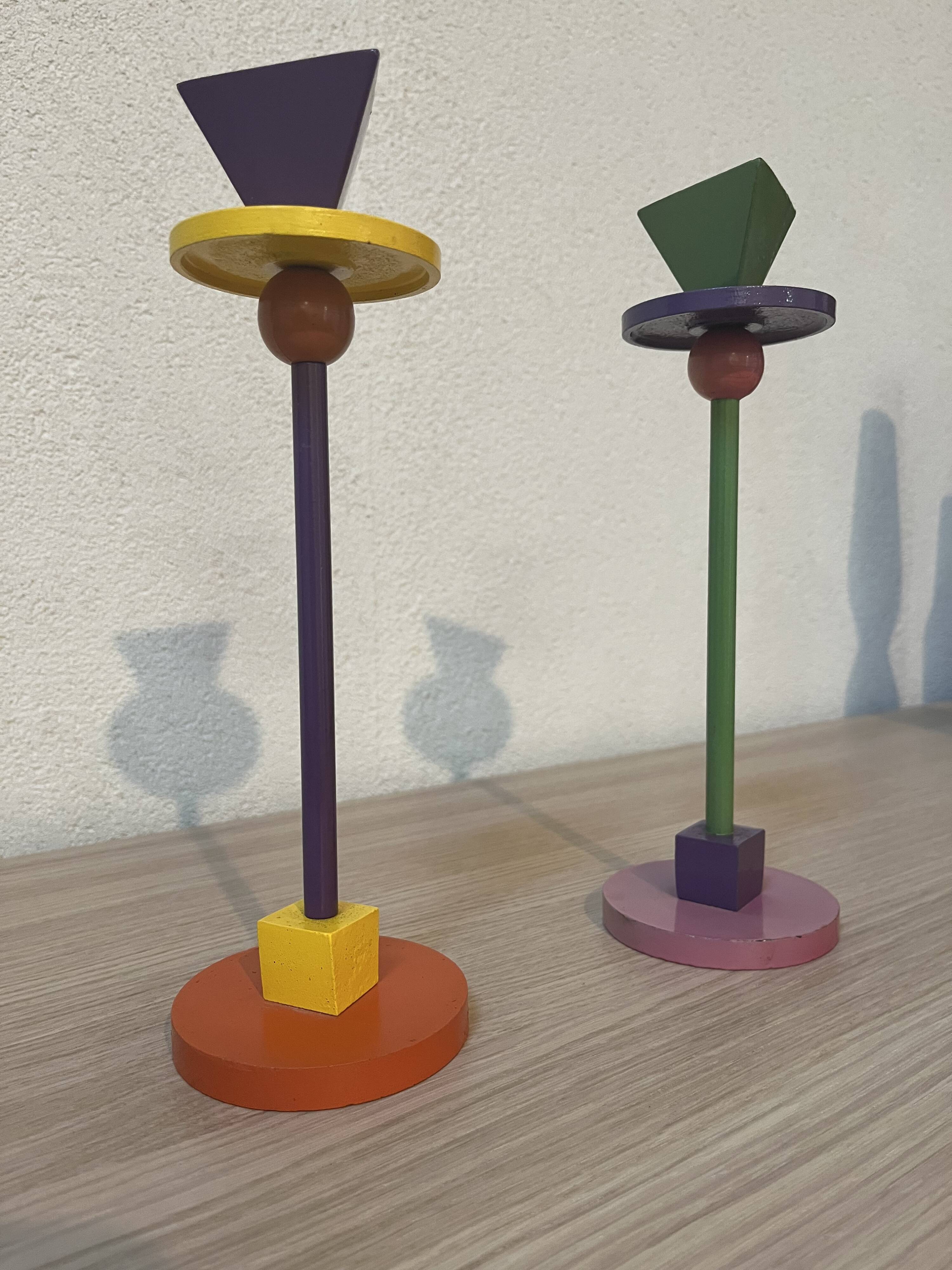 Pair of vintage Ikea candlesticks