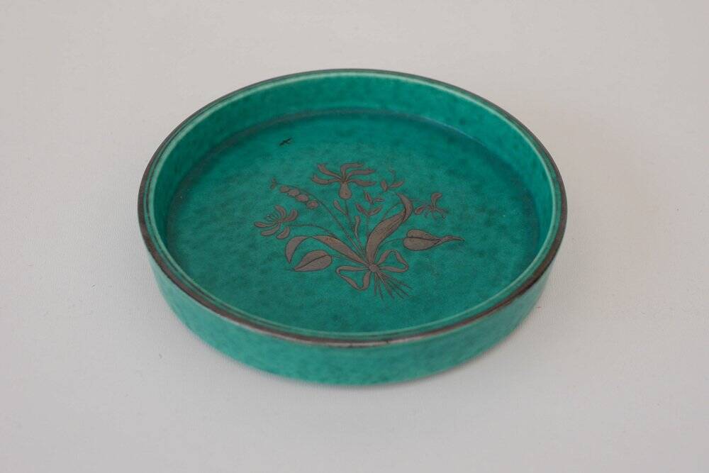 Grace Argenta plate by Wilhelm Kåge for Gustavsberg