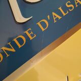Plaque publicitaire bière le pêcheur