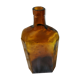 Vintage 6 sided amber bottle