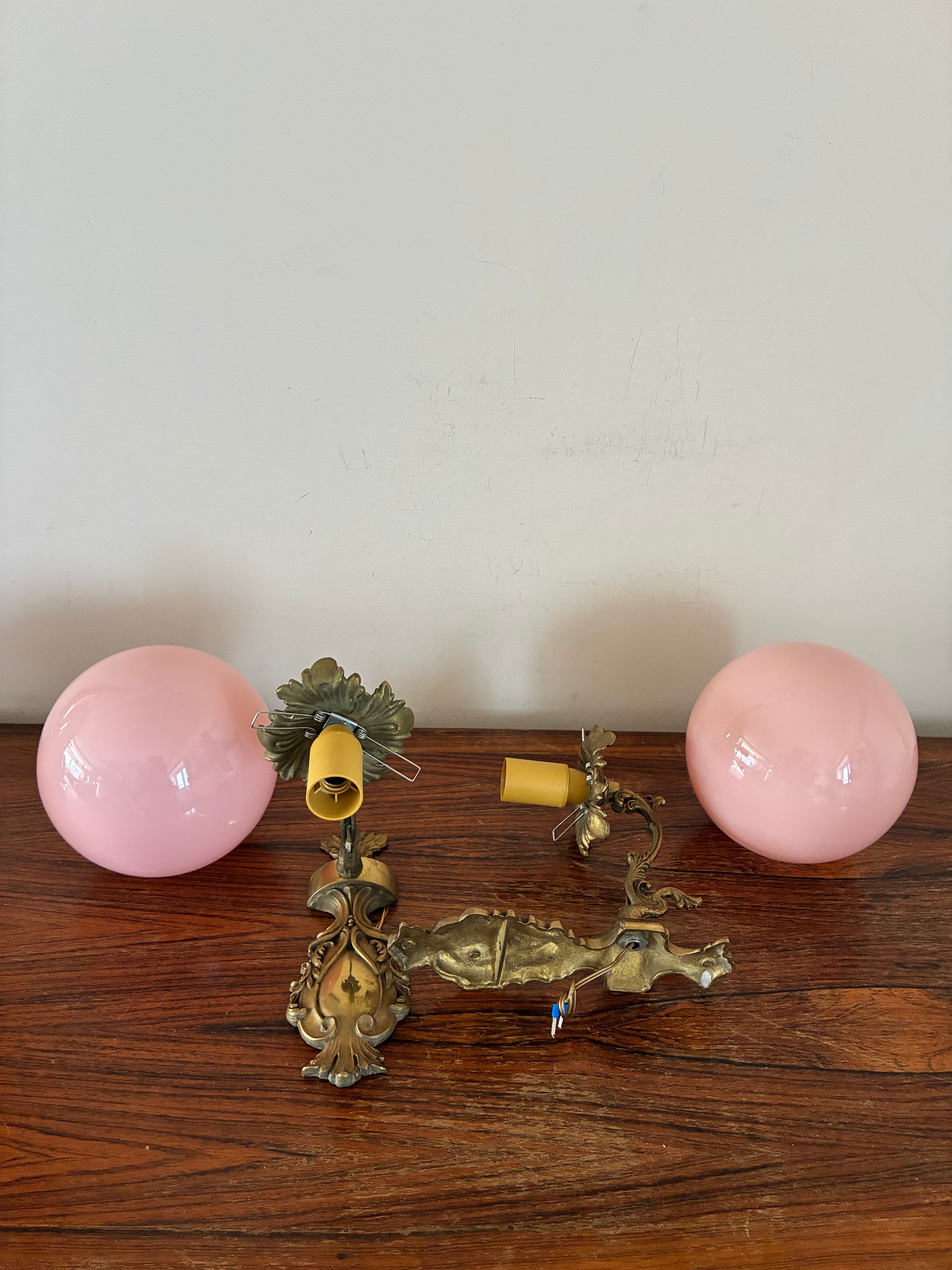 Antique wall sconces