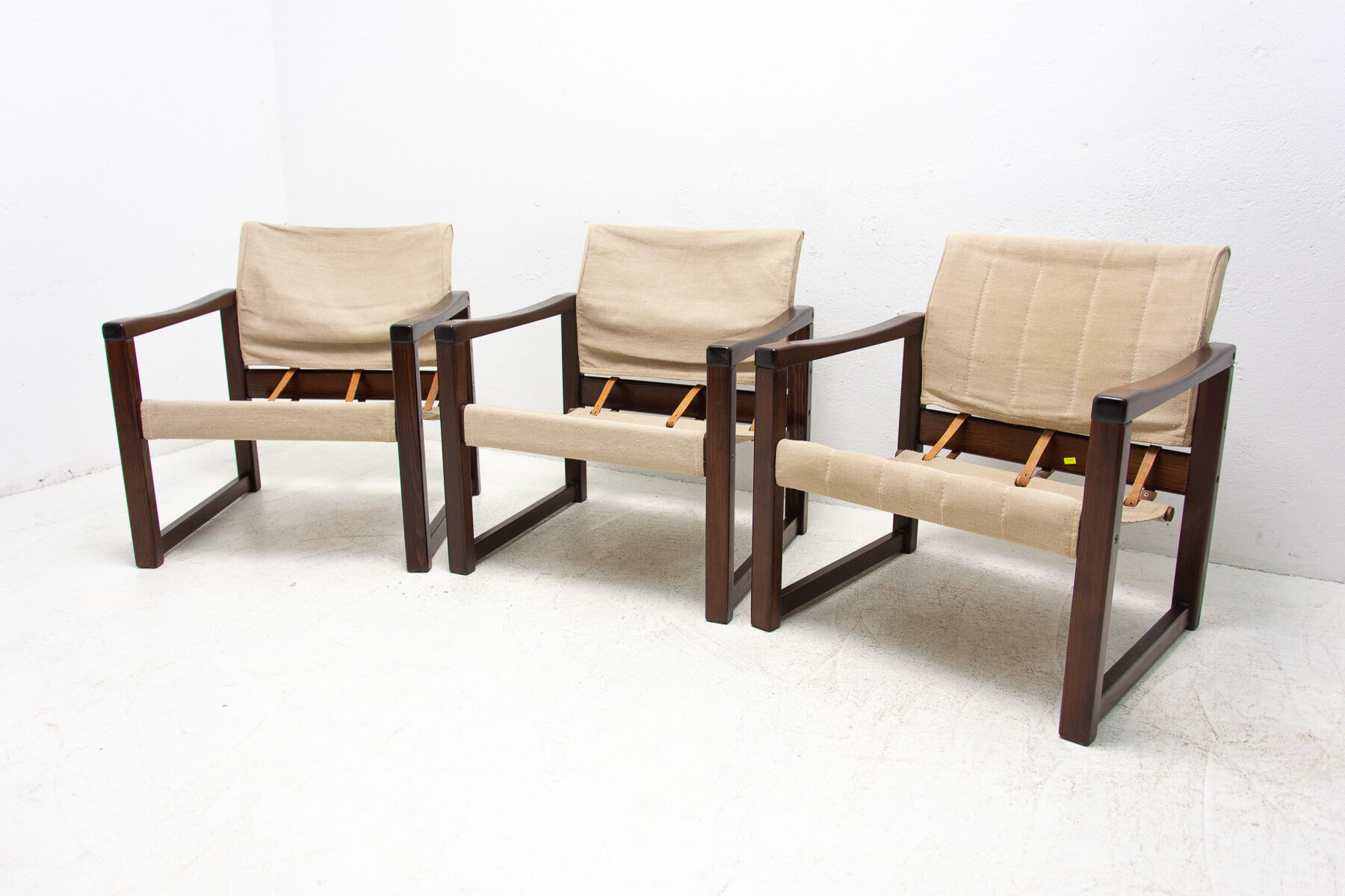 Safari Chairs by Karin Mobring, 1980s, set of 3