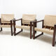 Safari Chairs by Karin Mobring, 1980s, set of 3