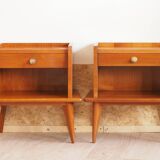 2 vintage bedside tables