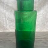 Vase - apothecary bottle in green glass