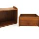 Set de 2 tables de chevets suspendues en teck, Suède, 1950