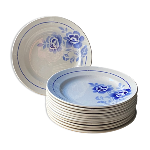 Série de 12 assiettes