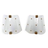 Pair of Plexiglas wall lights, 1960s