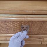 Chambre en bambou vintage, Dal vera, osier