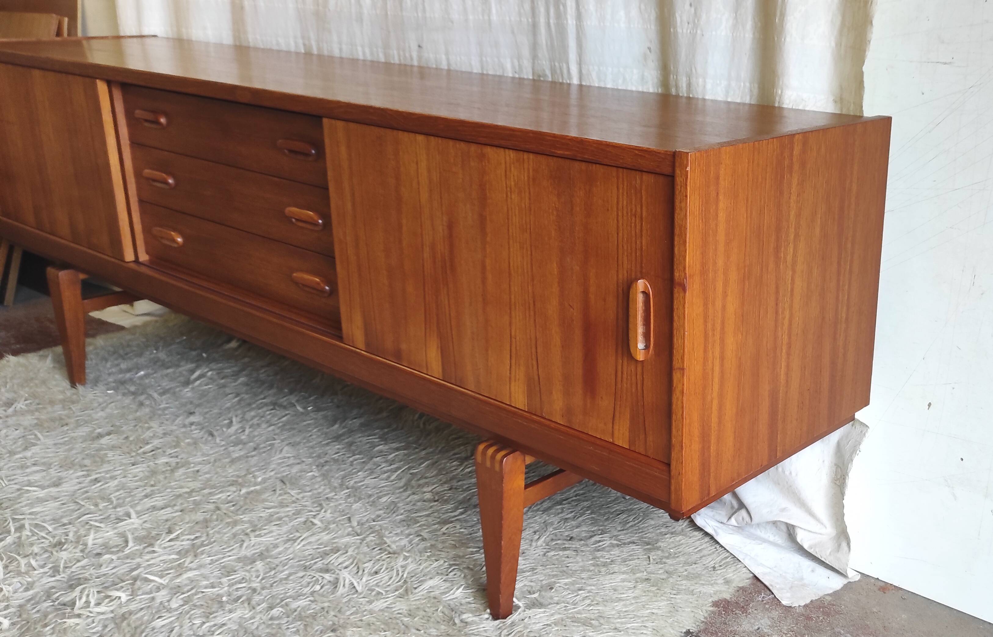 Scandinavian enfilade style in teak - Arnø furniture - 1950s/60s