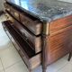 Commode en acajou estampillée f schey,cert. d'authenticité, ép. louis xvi