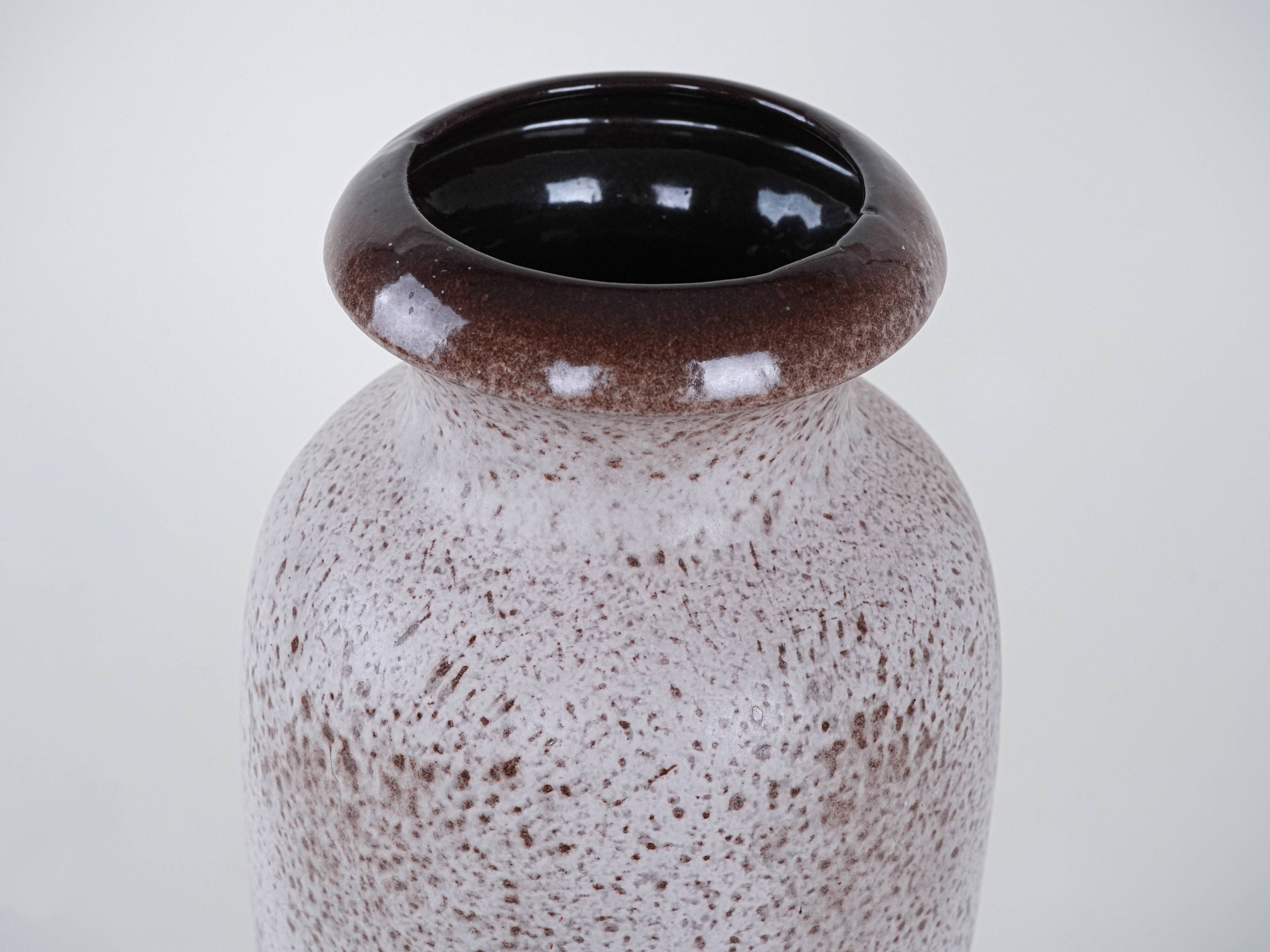 Vase en céramique, design allemand, années 1960, fabriqué en Allemagne de l'Ouest