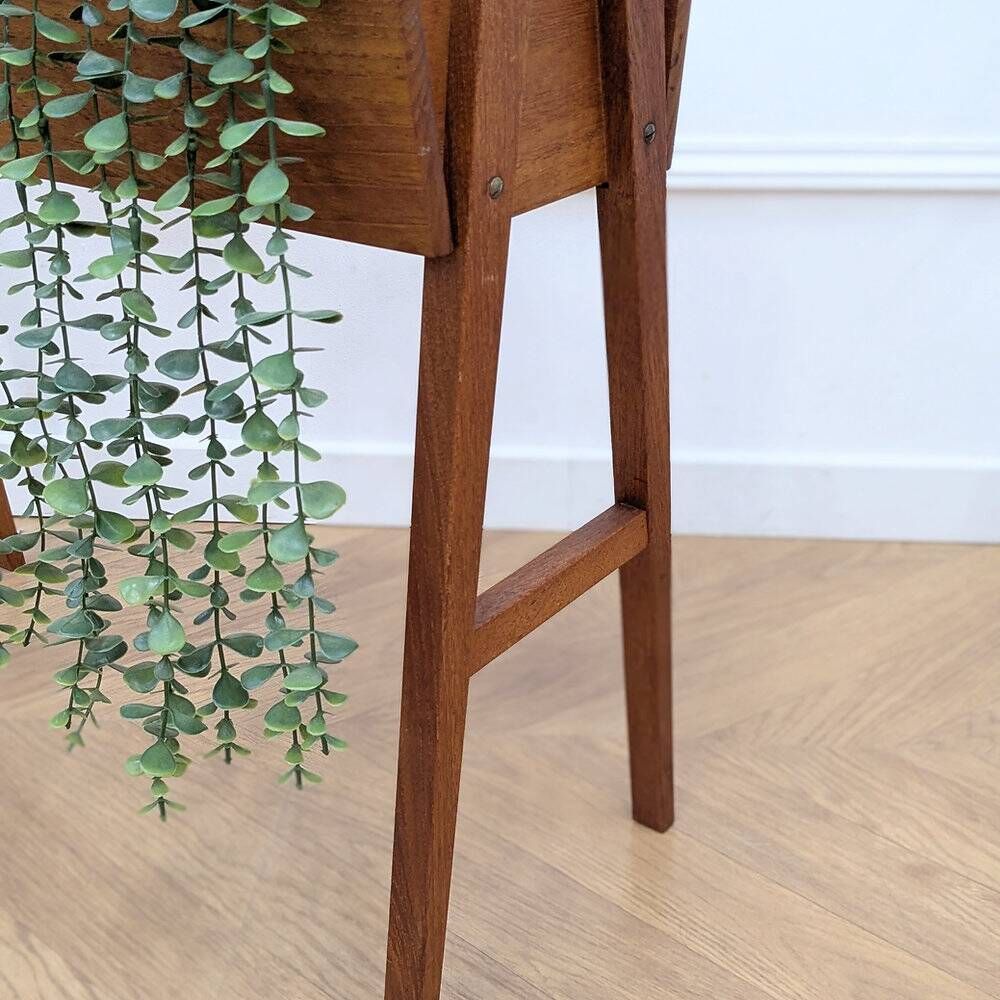 Vintage teak planter 60s