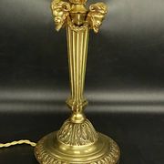 Large lamp with ram's heads in Louis XVI style - gilded bronze