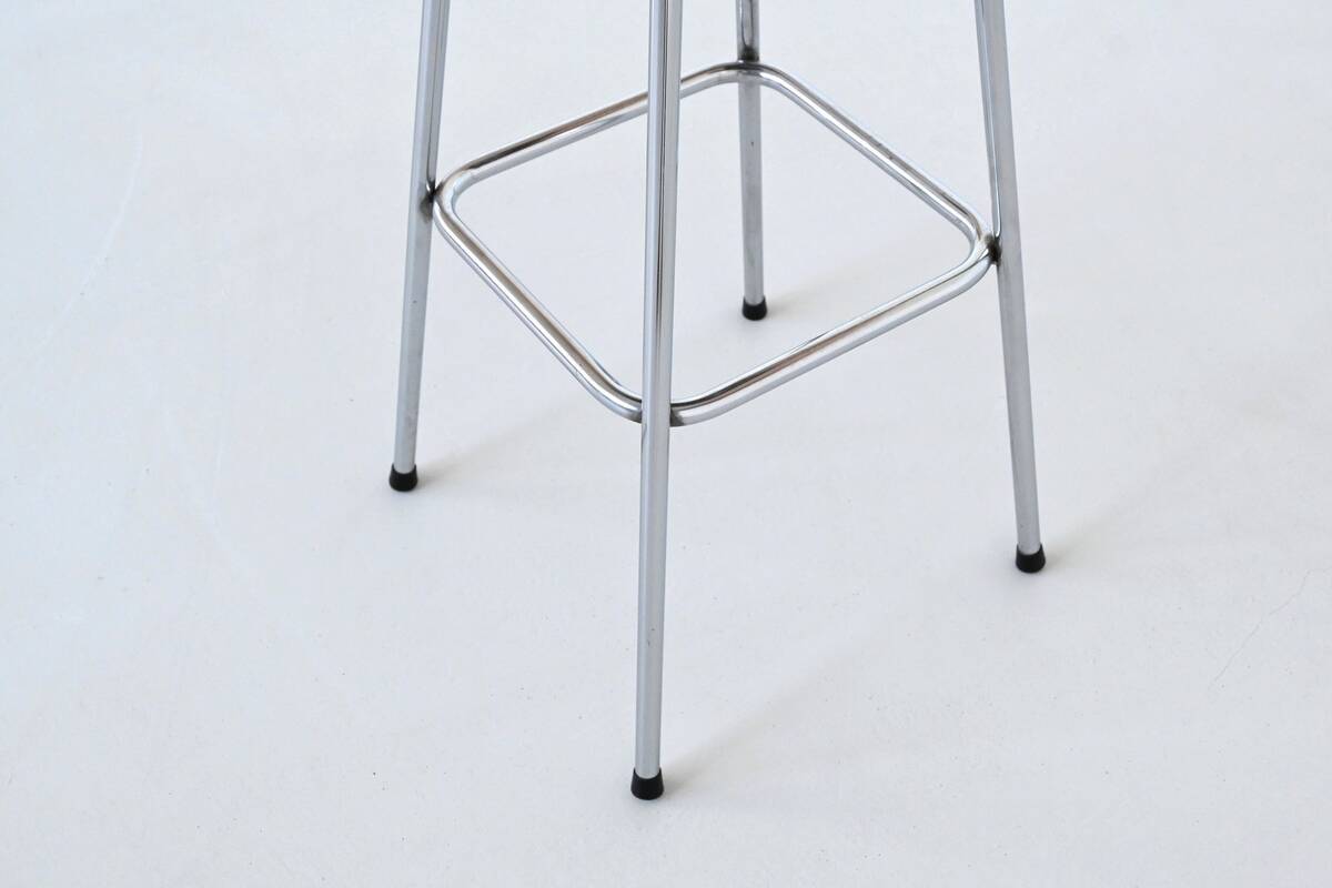 Charlotte Perriand bar stools in leather Les Arcs Ski Resort France 1960