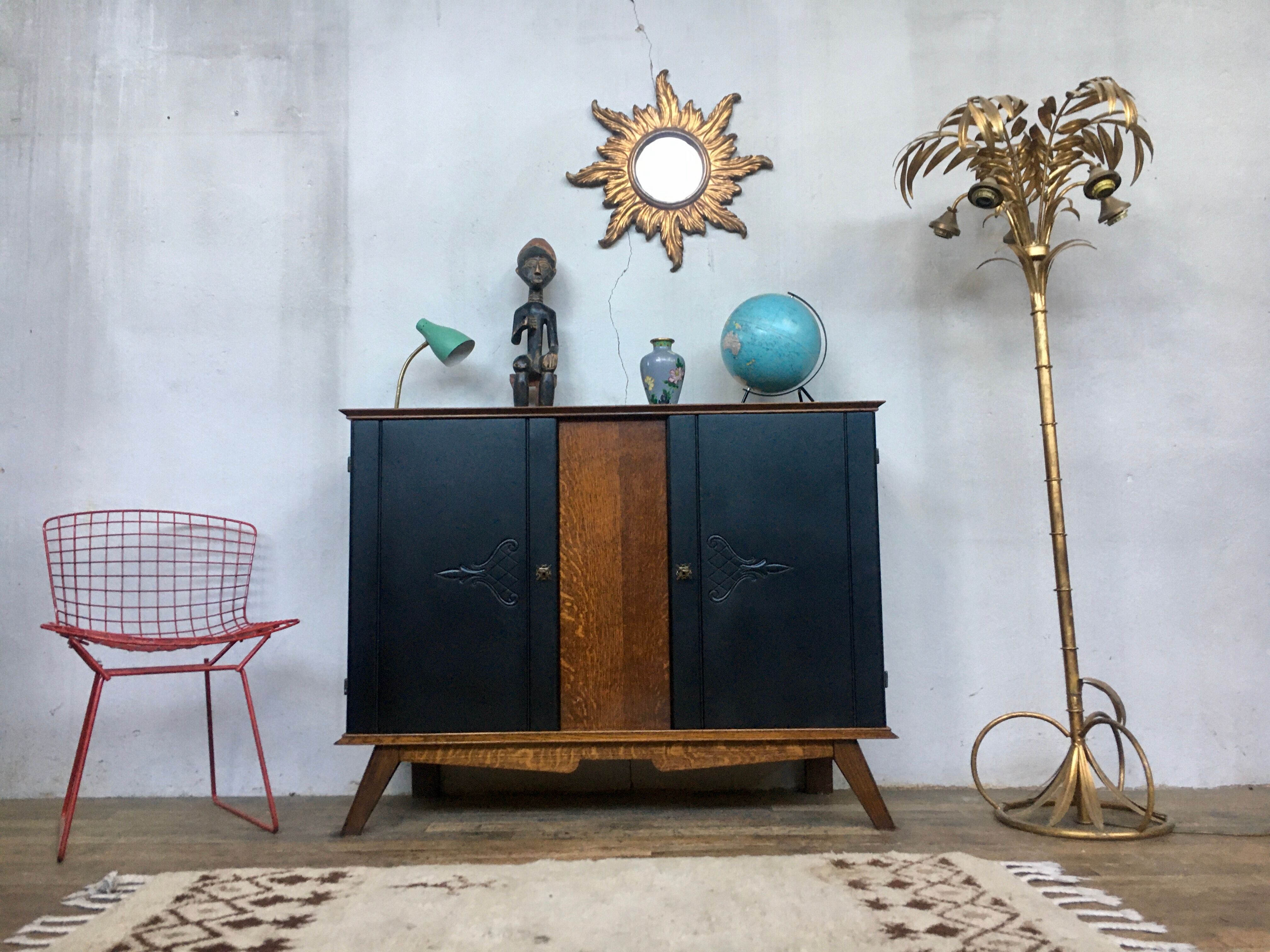 Vintage oak sideboard 1950/1960