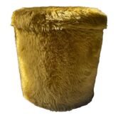 Pouf avec couvercle moumoute