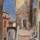 Paintings during watercolors around 1911 signed Views of Marseille