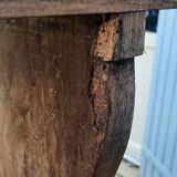 Farm table and pair of benches