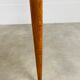 Scandinavian extendable teak table round shape 60s