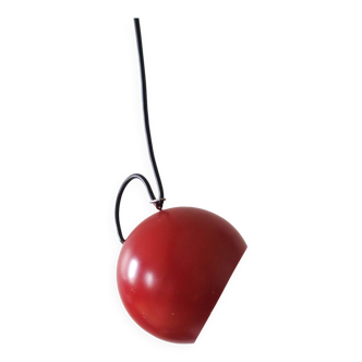 Vintage pendant light - Red eye ball - 1970s