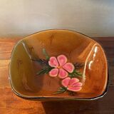 Saladier fleurs  plat Poet Laval
