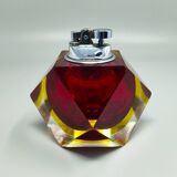 1960s Stunning Table Lighter in Murano Sommerso Glass By Flavio Poli for Se