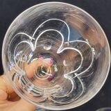 10 anciens verres a eau en cristal taillé art déco saint louis / baccarat