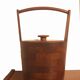 Danish teak ice bucket - vintage mid century design