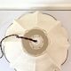 Suspension en tissu beige et marron