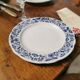6 Pyroblan porcelain plates