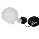 Gispen/Thabur style - pendant lamp - Bauhaus - opaline - Bakelite - 60s