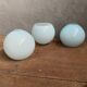 3 antique blue opaline globes 13.5 cm chandelier lamp