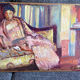 Portrait of a seated woman by Patrice Landauer