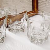 Set 4 whisky glasses 70s