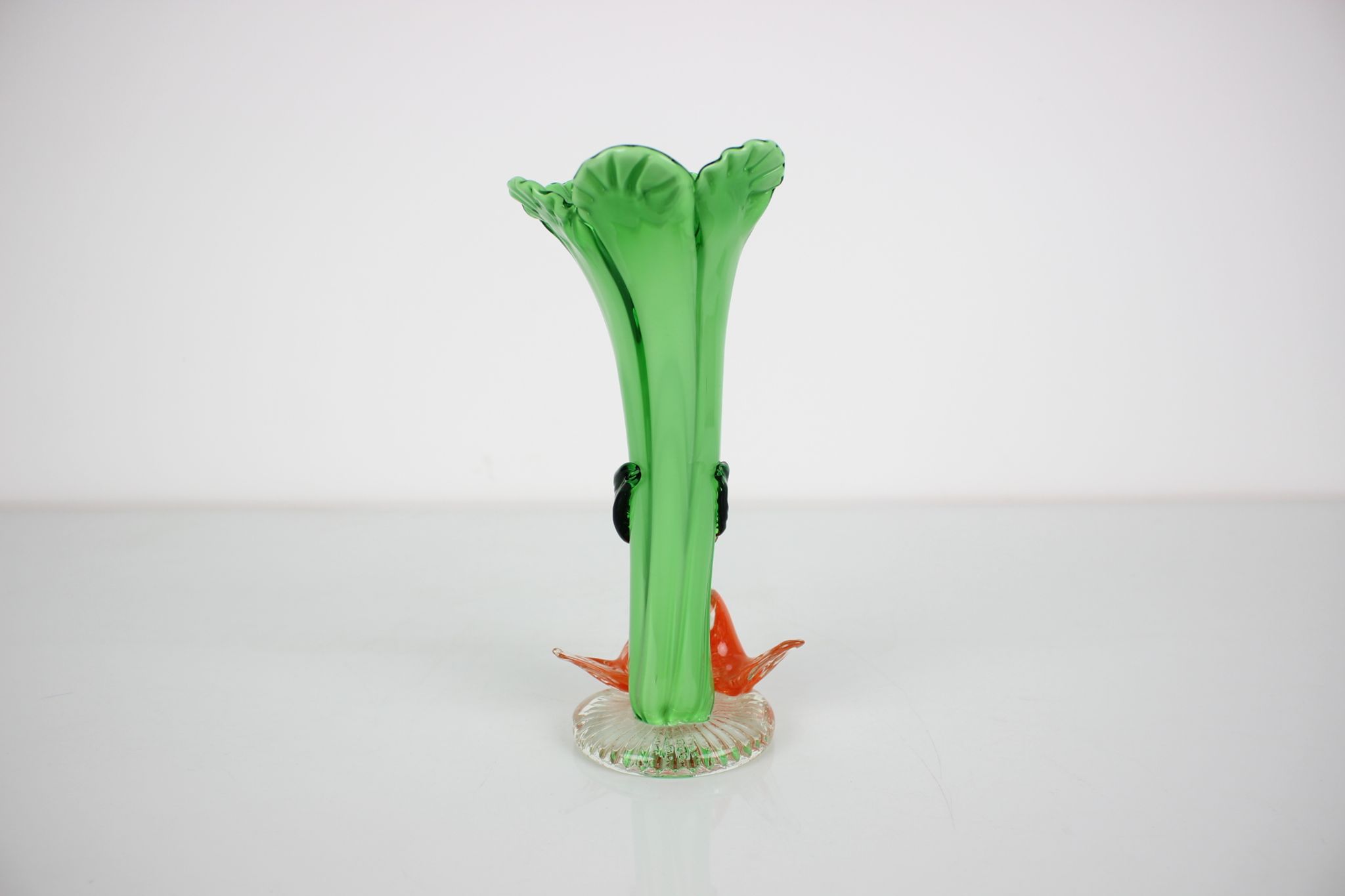 Mid-century glass vase, 1960's.