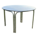 Mid-Century Tubular Chrome Coffee Table, 1960s