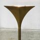Postmodern Design Brass Fluted Torchiere Floor Lamp by Relco, Italy, 1980s