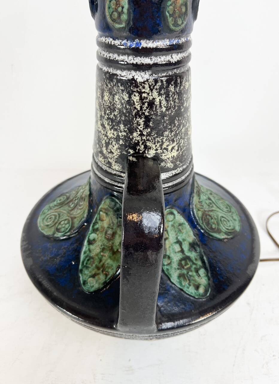 Ceramic Standard floor lamp in West Germany style, 1970s