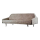 Vintage Sandinavian sofa in gray fabrics, wool sofa