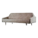 Vintage Sandinavian sofa in gray fabrics, wool sofa