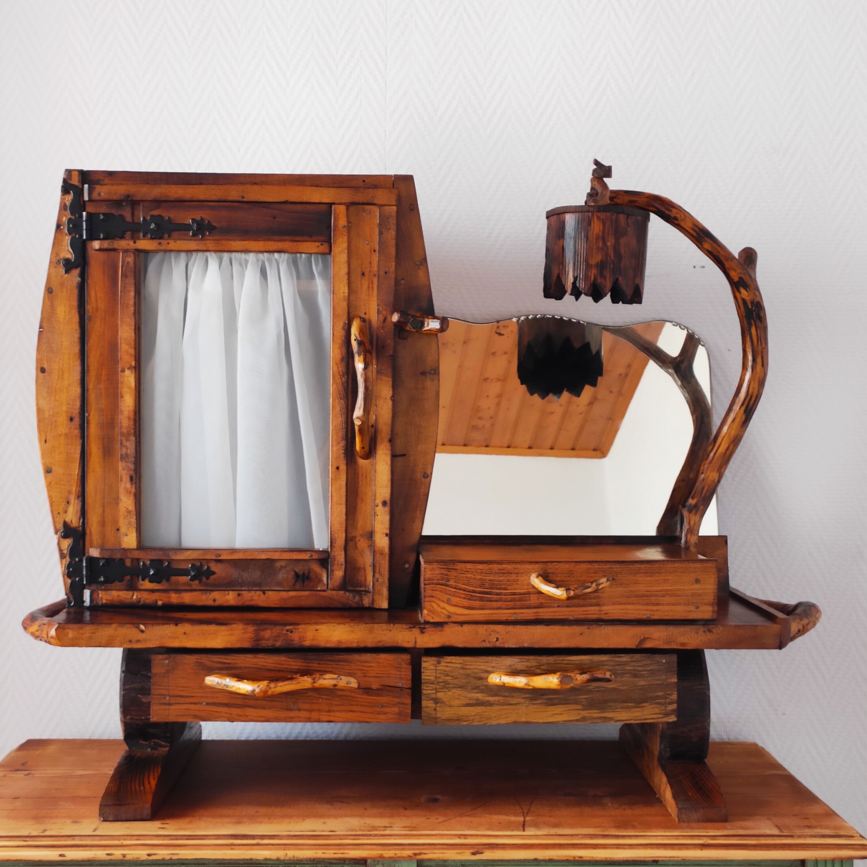 Vintage brutalist dressing table 1950/60