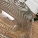 Plat et sa cloche en verre Arcoroc