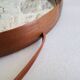 Round teak mirror Uno and Osten Kristiansson Luxus Vittsjö, Scandinavian