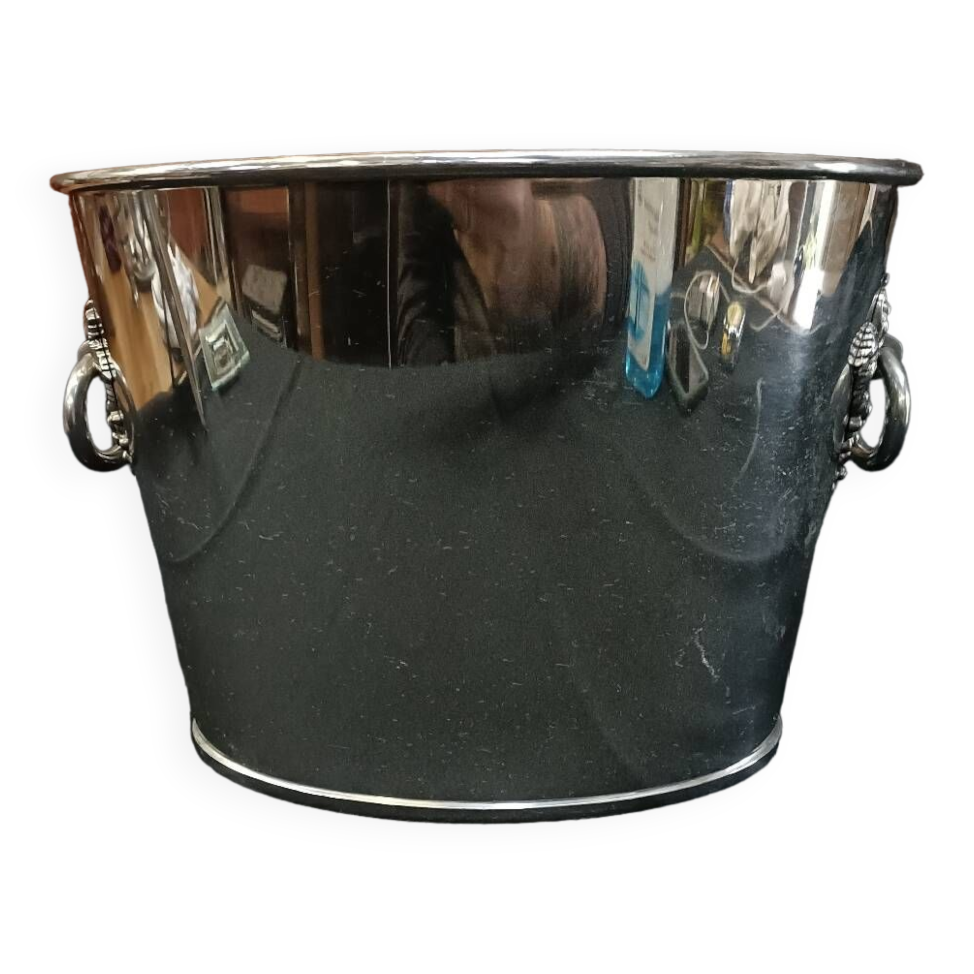 Champagne bucket, 2 bottle cooler, Etain du Manoir