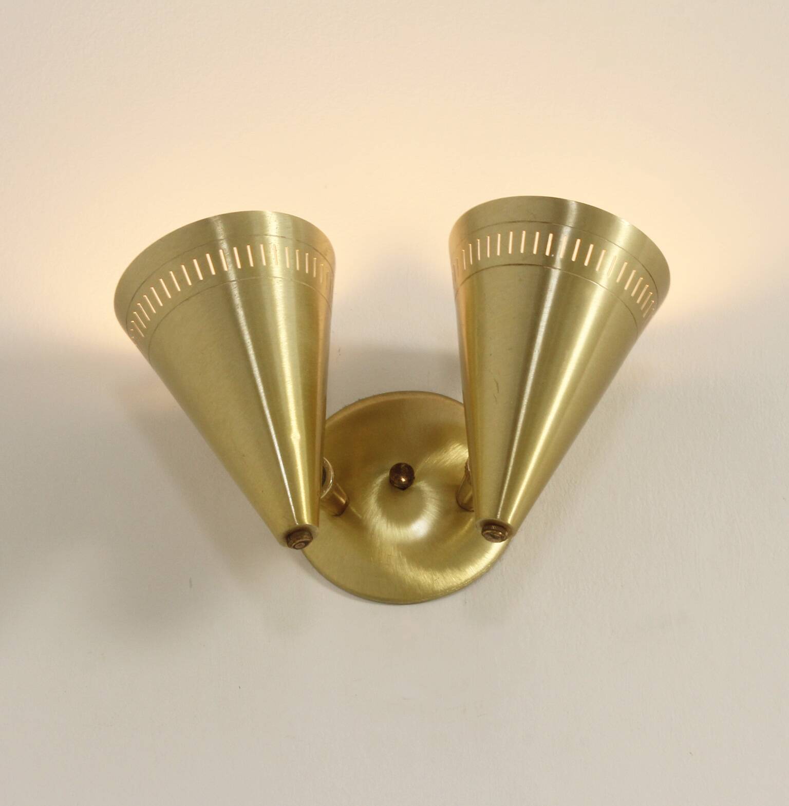 Rotating double wall lamp by Lightcraft, California, USA, 1950.