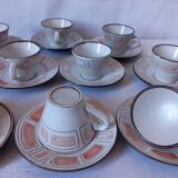 Niderviller service in enamelled stoneware