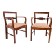 Pair of Art Deco armchairs from the 1940s, Poland.