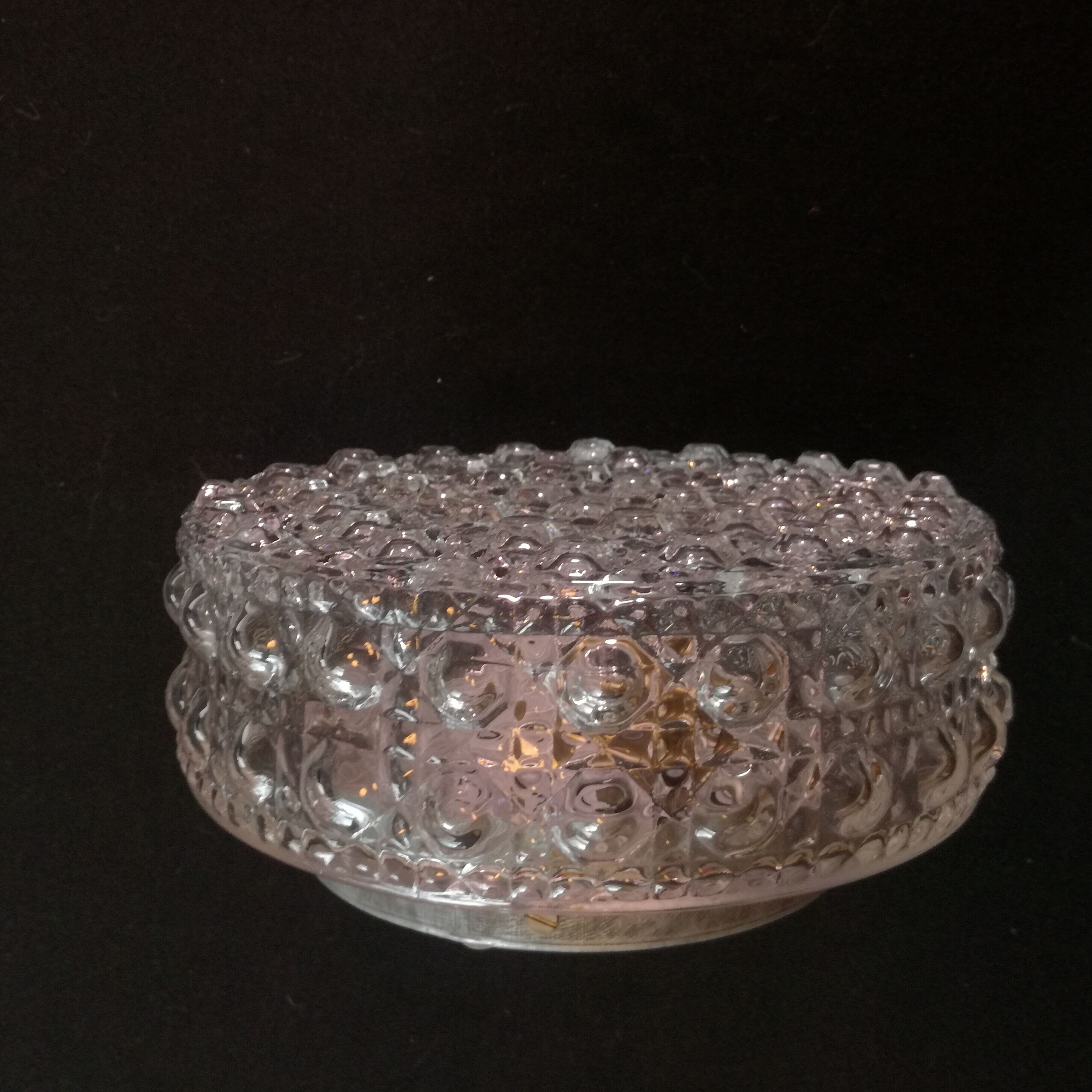 Round glass ceiling light Ø20