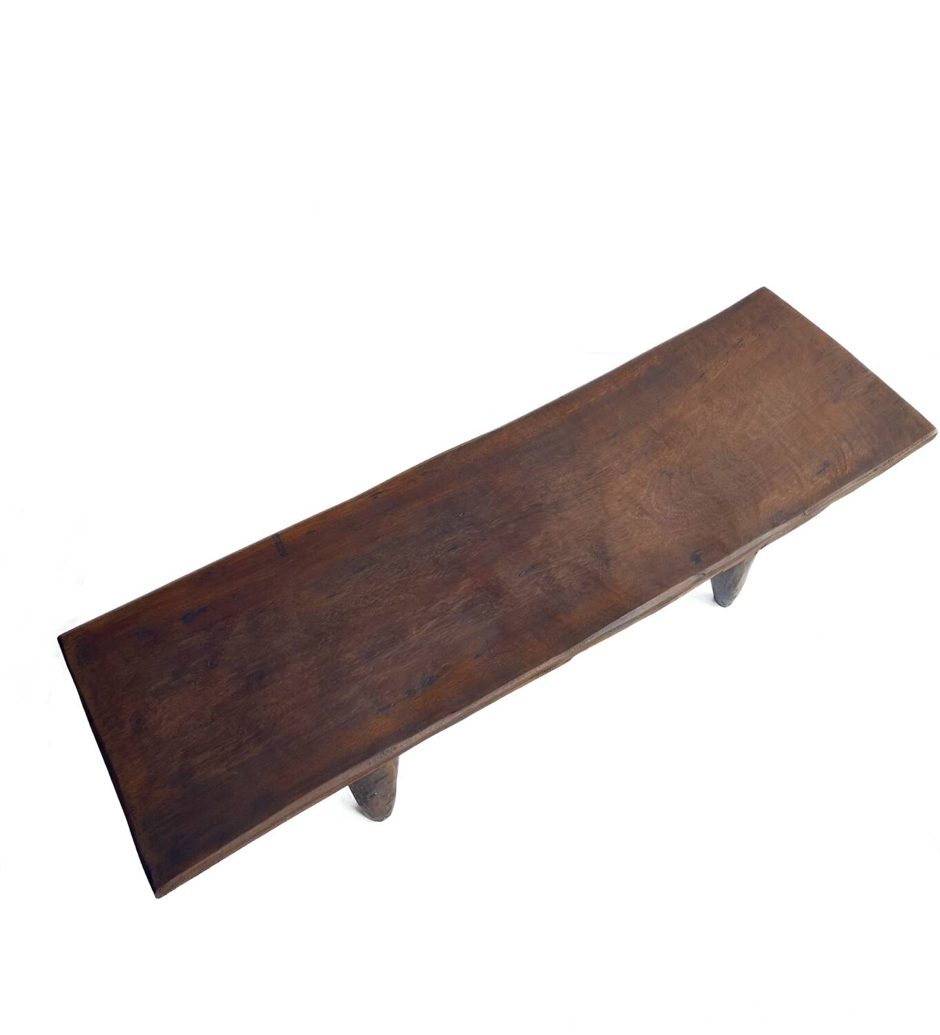 Senoufo vintage slim coffee table l: 110cm – handmade solid wood bench